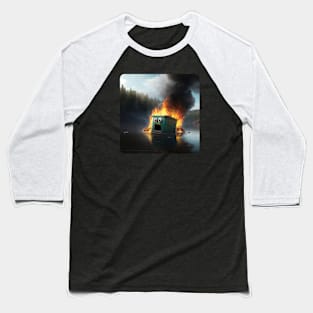 Nothing to see here, Everything's fine v2 (no text) Baseball T-Shirt